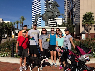 The Ansbacher Law team at the 2013 Heart Walk