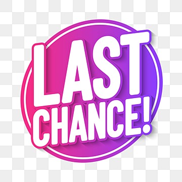 last chance ad