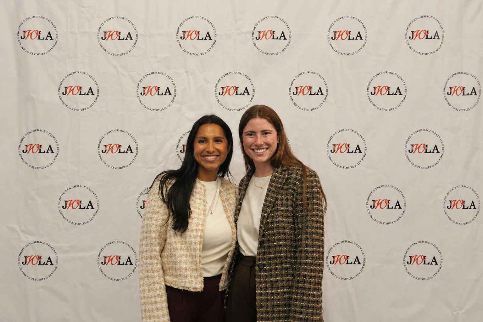 Ansbacher Law attorneys Alejandra Gonzales and Kelly Welch attend the Jacksonville Women Lawyers Association Judicial Reception in Jacksonville, Florida.